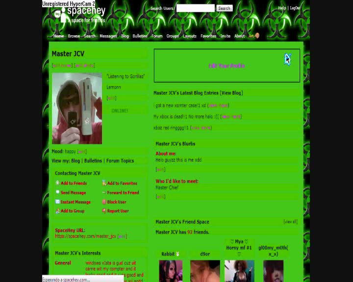 my spacehey profile!1!.wmv