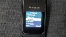 Samsung GT-E1190 - Languages