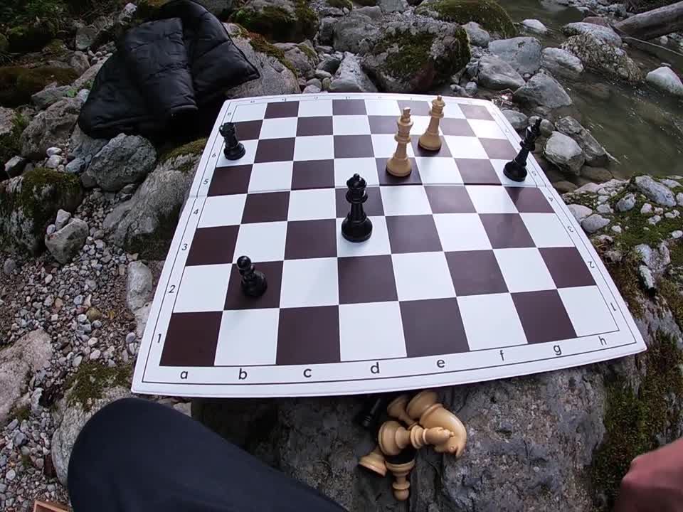 Chess study with 3 stalemates – By Peter Krug