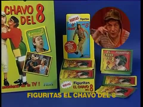 PUBLICIDADES Y  TV FIGURITAS ＂EL CHAVO DEL OCHO＂-LOCUCIÓN COMERCIAL.