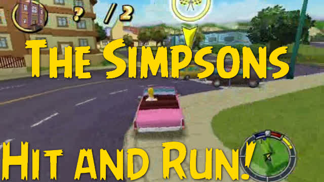 Fatass Can't Even Drive! - Simpsons Hit and Run! Gameplay #01