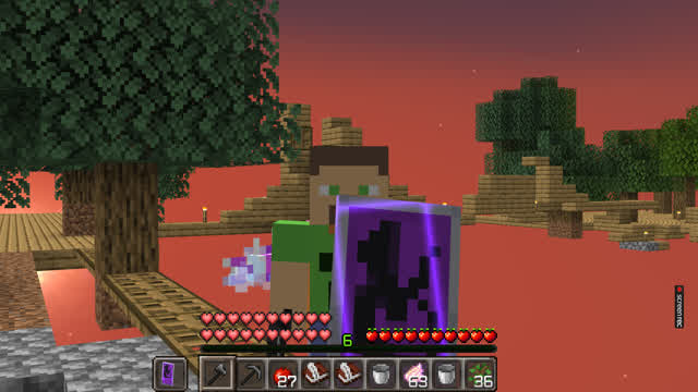 Minecraft Playthrough with Among Pt.1