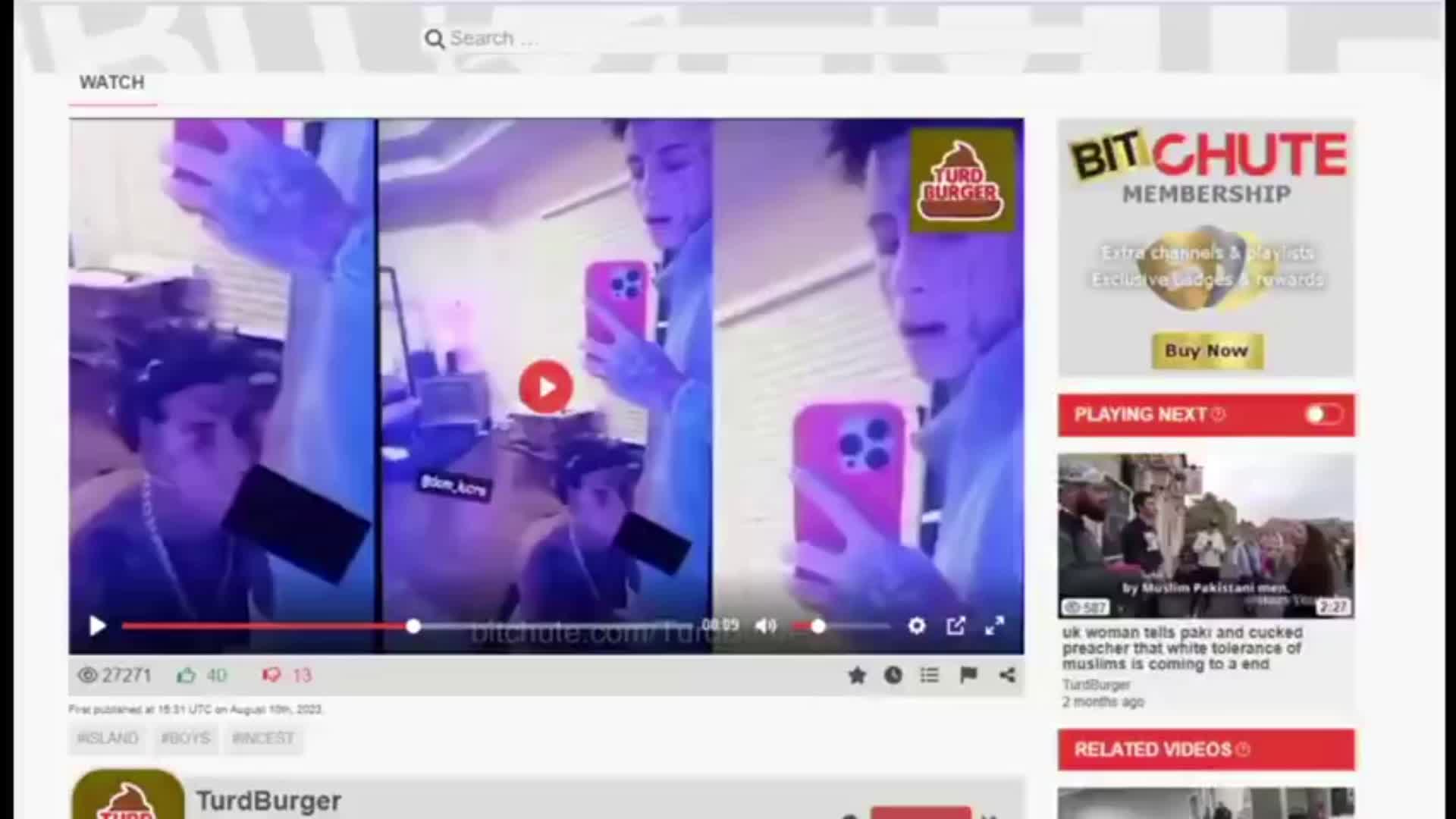 Turdburger is a degenerate faggot island boy lover