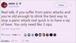 You only need like 3 sips