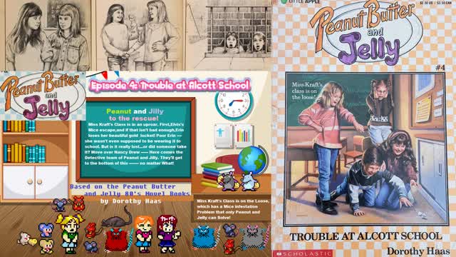 Peanut Butter & Jelly Vol 4 - Trouble at Alcott School [River City Ransom Style Sprite Wallpaper]