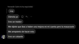 yo era amigo de fernando castro hasta que: