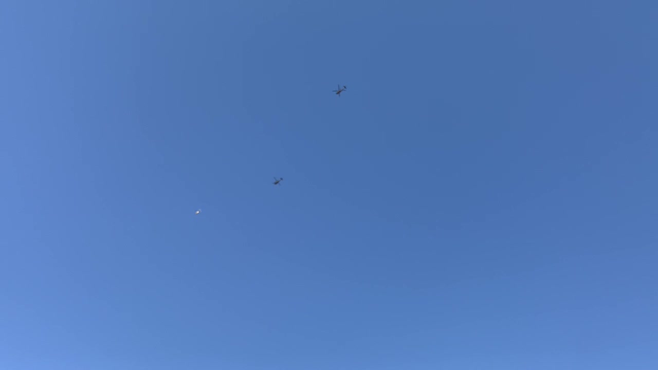 Helicopter flying by My House