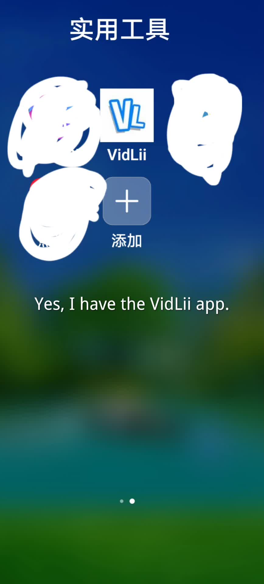 Yes, I have the VidLii app.