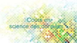 Science des données (démo+comparatif)