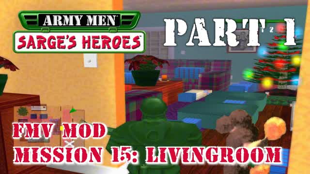 Army Men: Sarge's Heroes - Mission 15: Livingroom (Part 1) - Sega Dreamcast