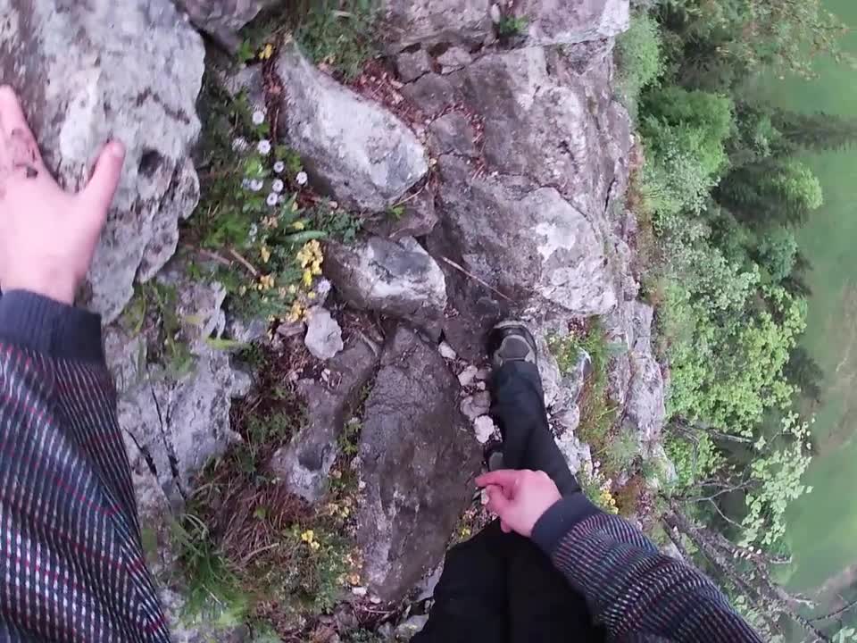 Climbing in the rain – by Peter Siegfried Krug