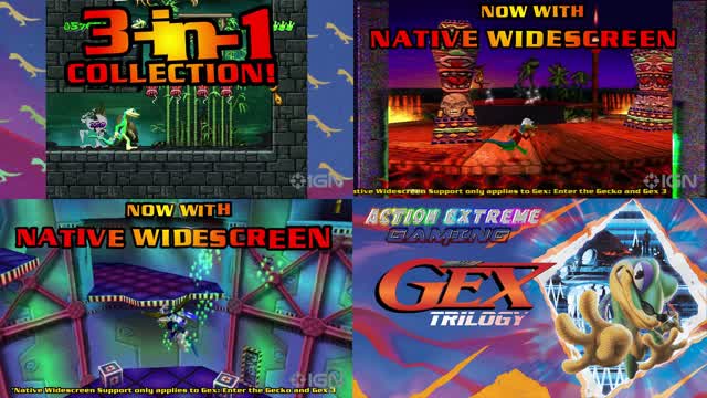 Gex Trilogy HD Remastered Official Gameplay sneak Preview Trailer