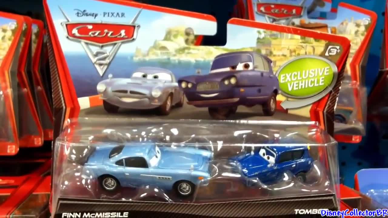 Pixar Cars 2 Tomber and Finn McMissile Review (Portuguese)