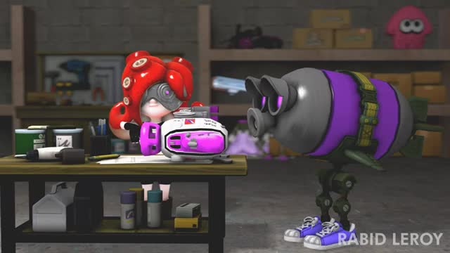 Beware the Exploding Octopod (Watermelon Fart Parody) - Pickled Octoling [Splatoon SFM Clip](360P)