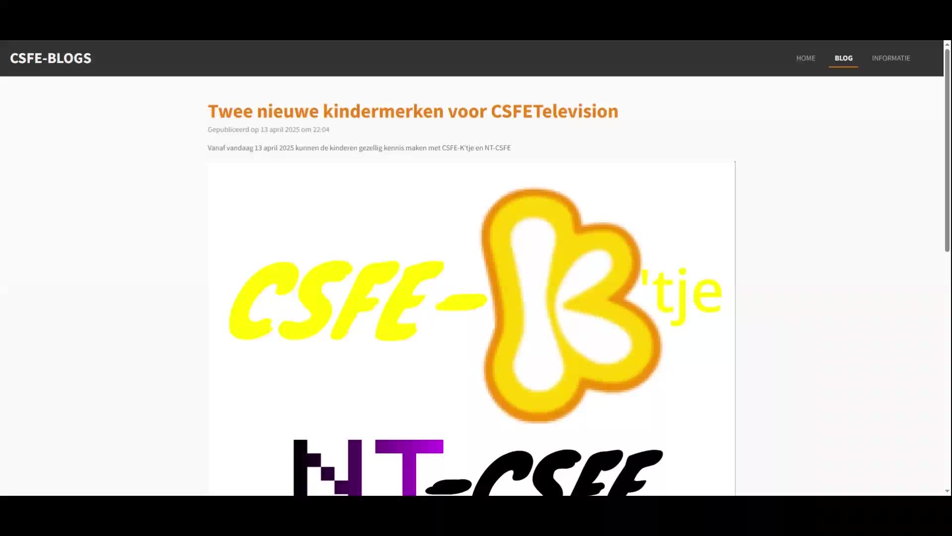 Ontmoet twee nieuwe blokken: CSFE-K'TJE en NT-CSFE