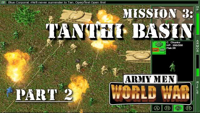 Army Men: World War - PC version - Mission 3: Tanthi Basin (Part 2)