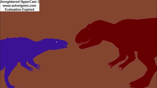 The Lost Videos! Mesizoic Carnage Acrocanthosaurus vs Giganotosaurus
