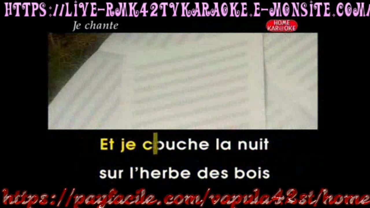Charles Trénet    Je chante   karaoke  rmk42tvkaraoke