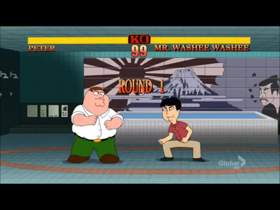 Family Guy - Peter Griffin vs. Mr. Washy Washy