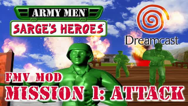Army Men: Sarge's Heroes - Mission 1: Attack - Sega Dreamcast