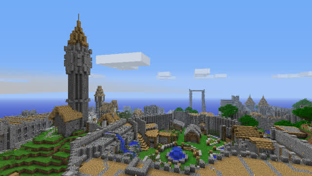 Exploring an abandoned server in Minecraft beta 1.7.3
