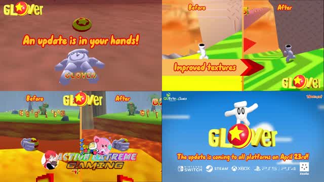 Glover HD Remastered Improvement Patches DLC Trailer