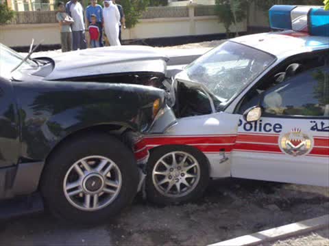 Wrecked cars