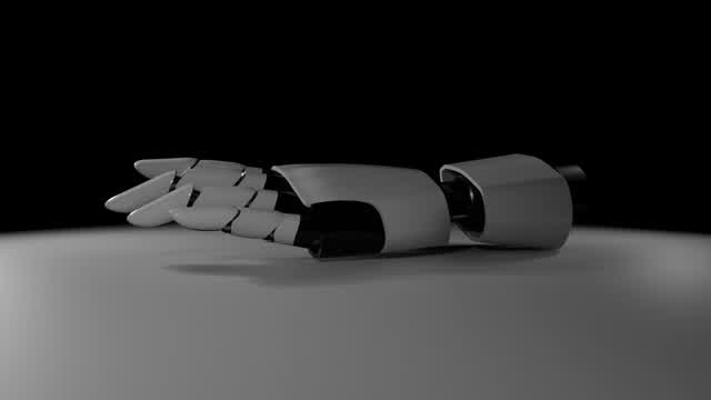 Robotic Hand Posture [Blender]