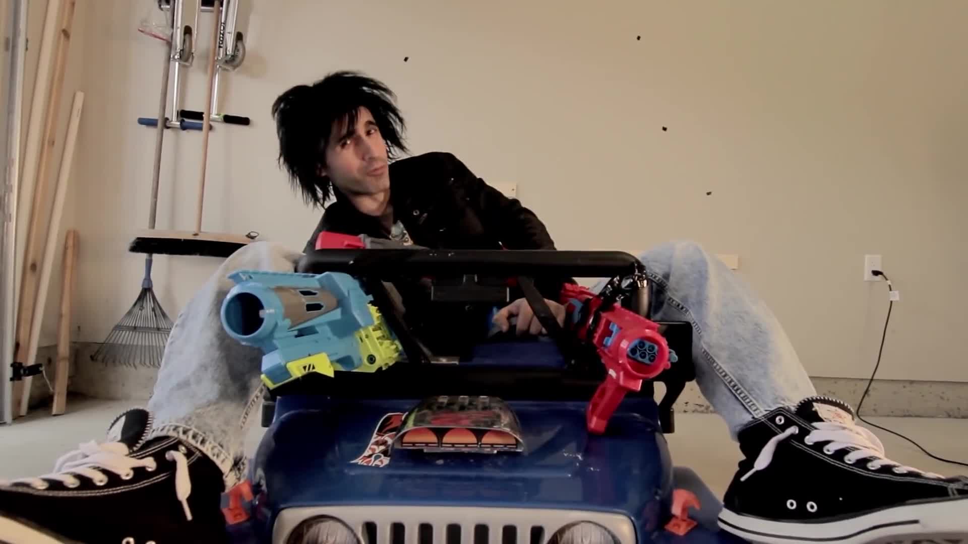 NERF BATTLE RACER vs BOOMCO BLASTER BUGGY 2! Nerf War!