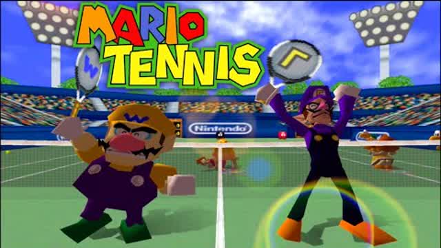 Wario & Waluigi OWN THE COMPETITION🎾 - 2v2 - Mario Tennis 64 (2 Player) Gameplay