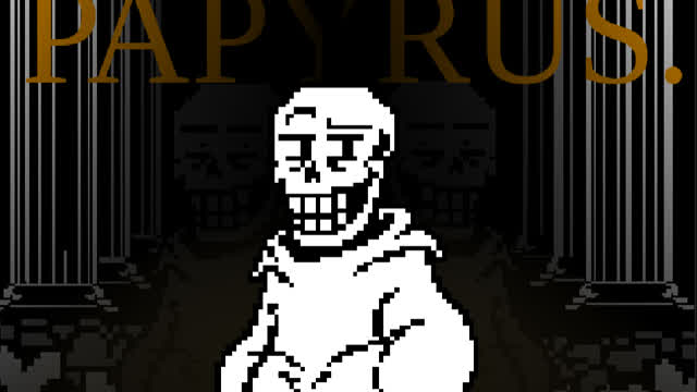 Round 2 with myself!!! Underswap Papyrus simulator