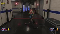 WWE 2K19 Glitch - John Cena Crumbles Into The Floor