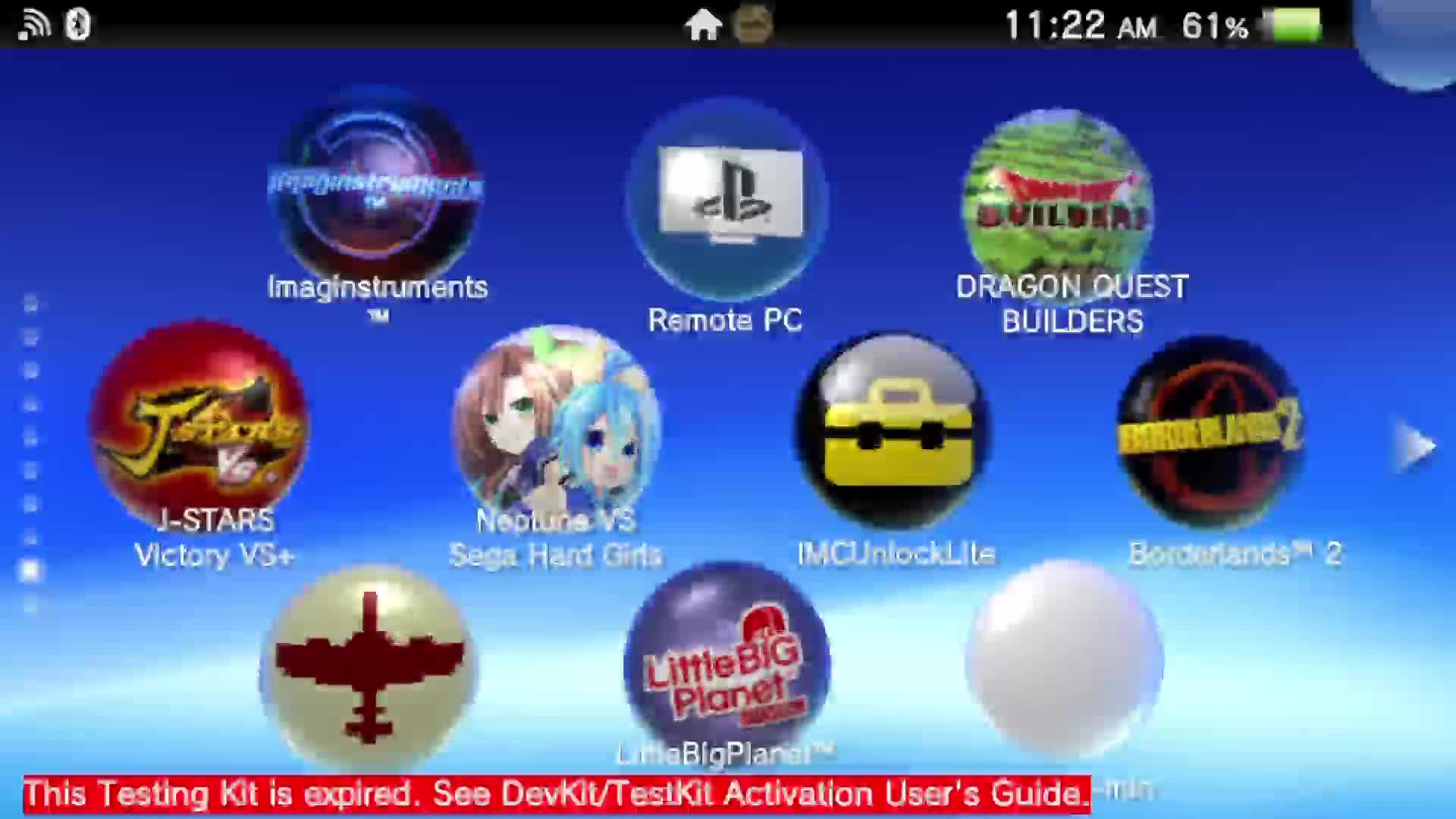 PSvita testkit