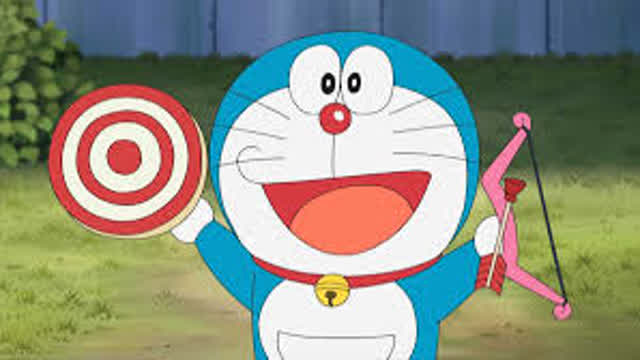 Doraemon Episodio Español Castellano Cas Hasta la Escuela con Arco y Flechas