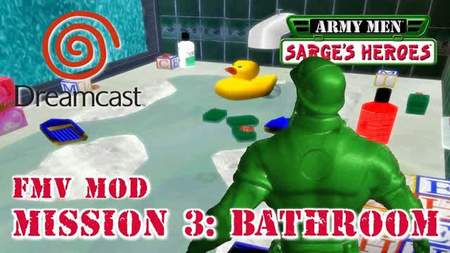 Army Men: Sarge's Heroes - Mission 3: Bathroom - Sega Dreamcast
