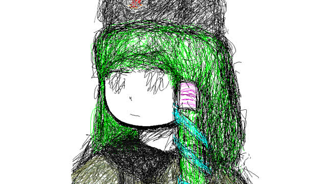 east german sanae drawing timelapse