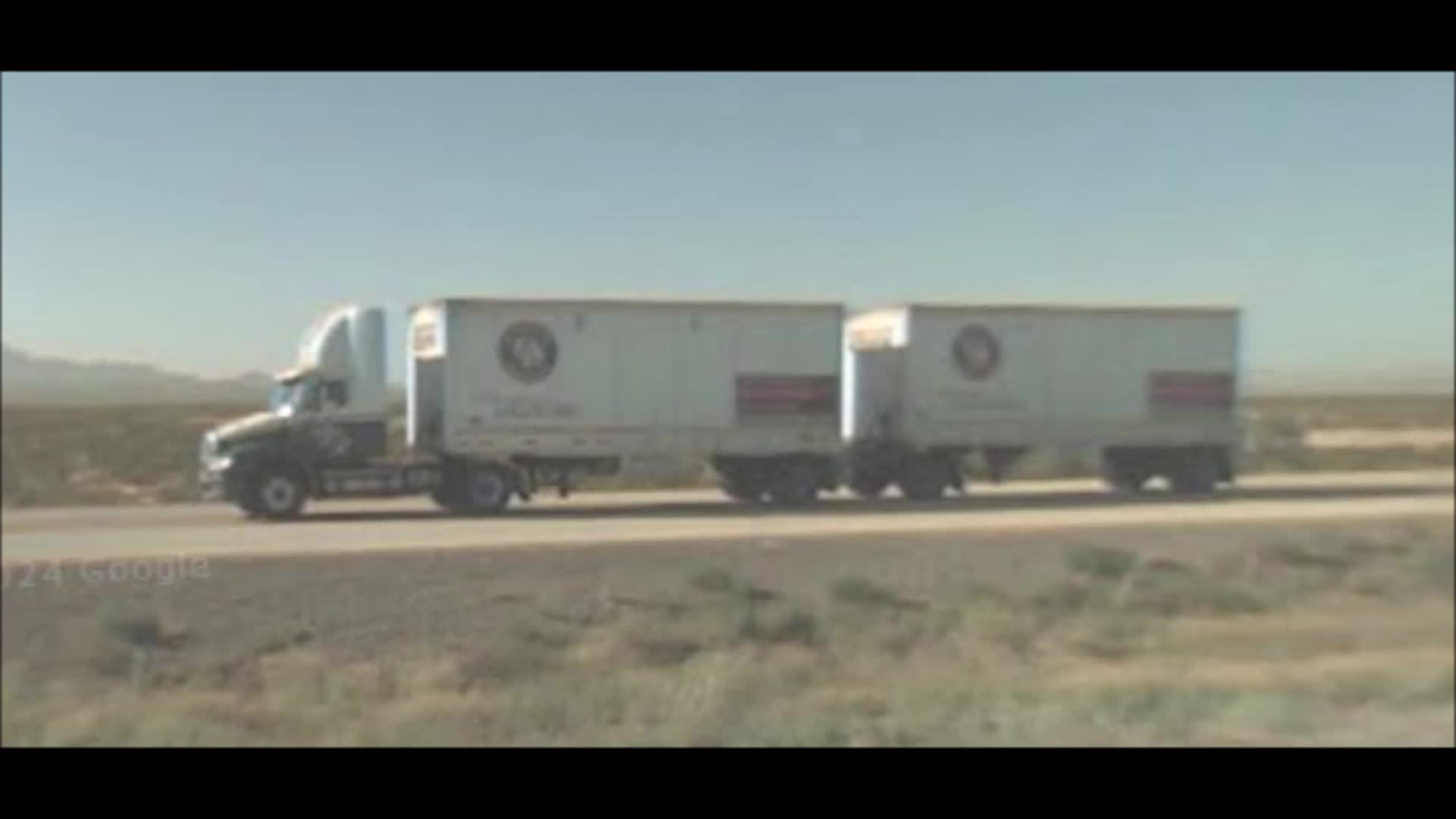 Google Earth Truck Spotting Van Horn, TX to Sierra Blanca,TX 2008