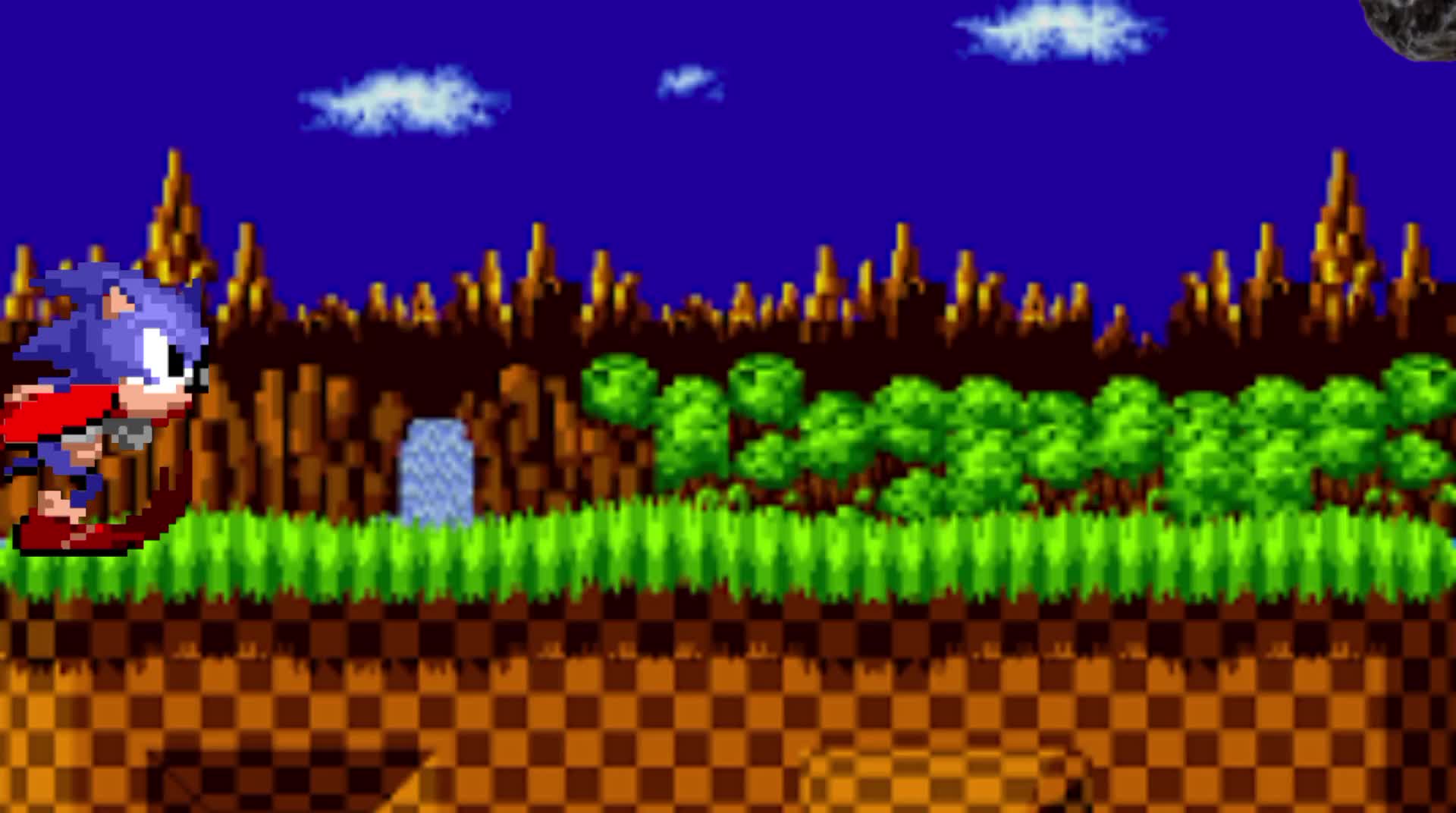 Sonic dies meteorite