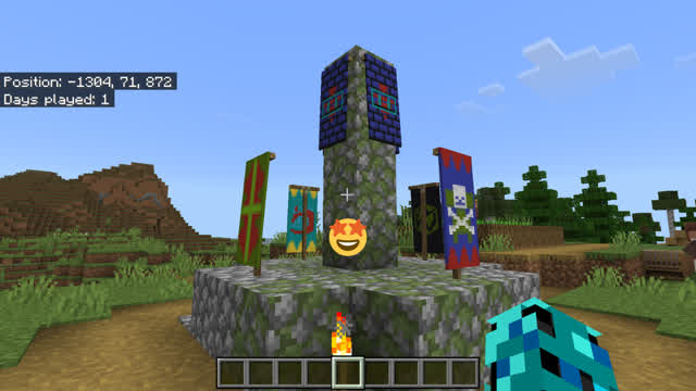 I made Flags for my Village!!!