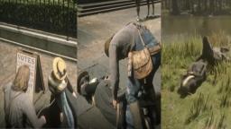 Red Dead Redemption 2 Hogting feminist and feeding her to alligator