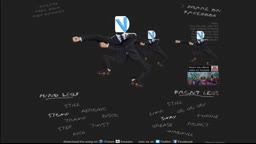 Letter "V" In The Vidlii Logo Doing The Ugly Dance Song By Fulkutur (Description Please)