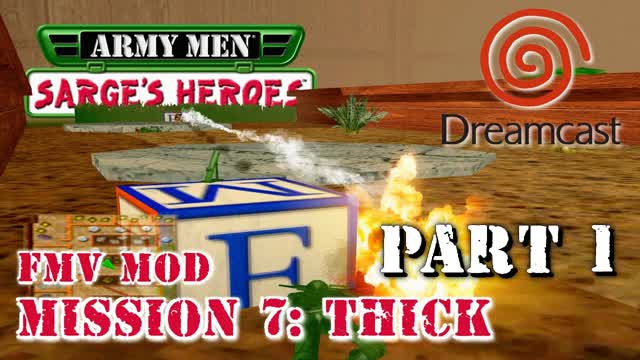Army Men: Sarge's Heroes - Misión 7: Thick (part 1) - Sega Dreamcast