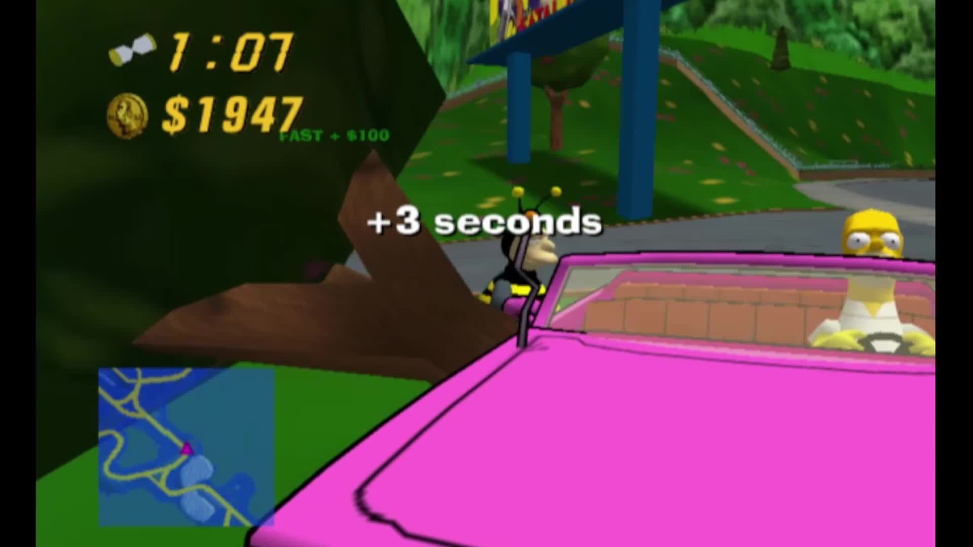 The Simpsons Road Rage (Console Ver) Part 1