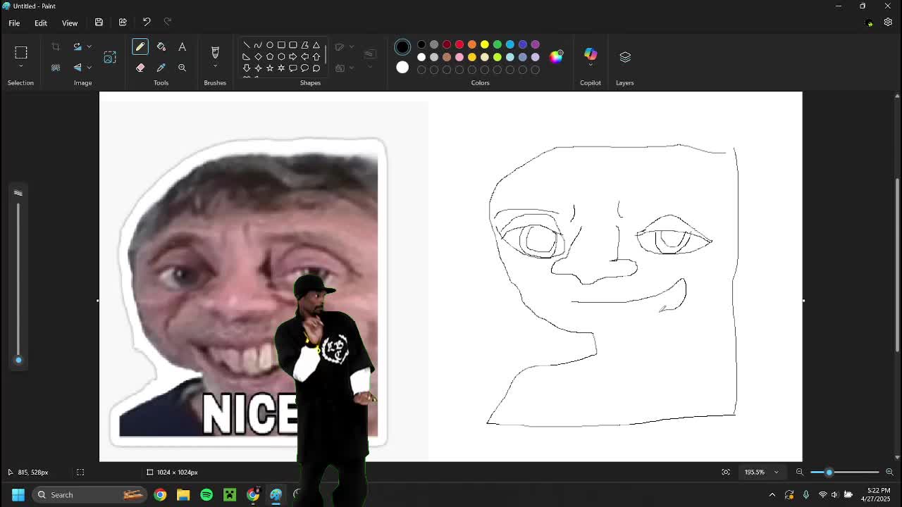 My first speed drawing | Inspired by @YTBRSosyalEmre