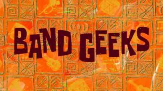 SpongeBob Band Geeks Performance. (Sweet Victory)