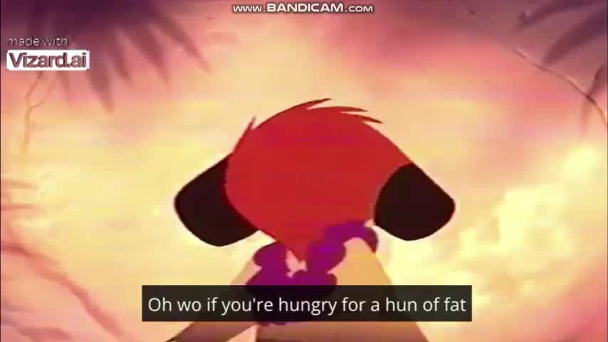 The Lion King Hula but Patch93's Scream
