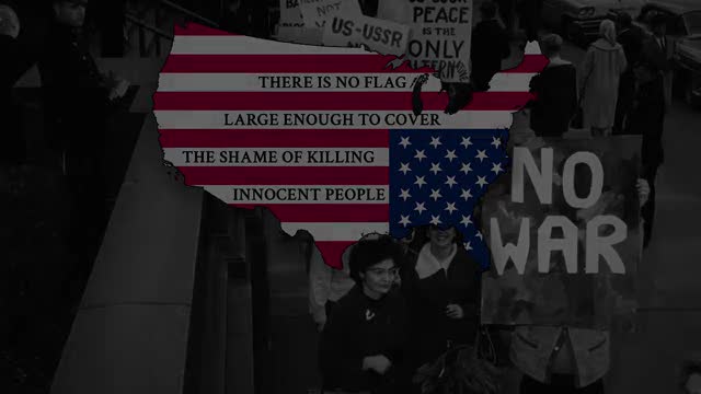 I ain't marchin' anymore -- Anti-War Song