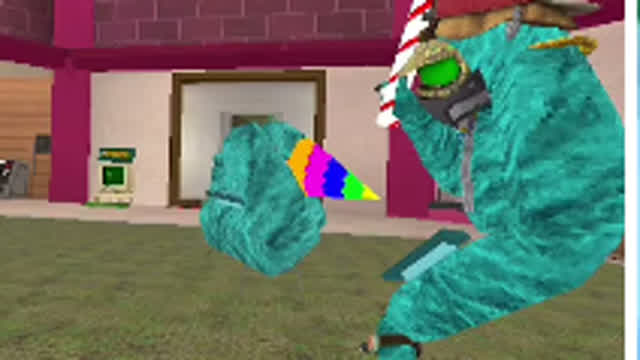 Playing Rainbow Obby on Poki by emolingo games.