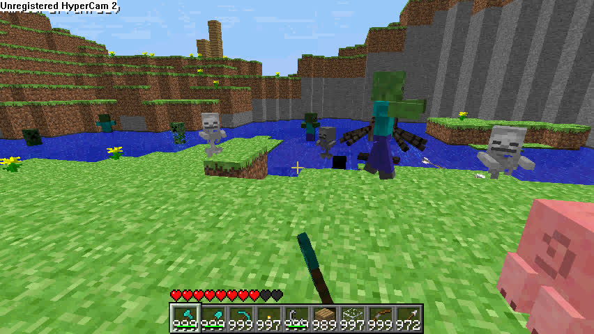 Jugando al minecraft otravez