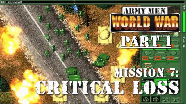 Army Men: World War - PC version - Mission 7: Critical Loss (Part 1)